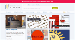 Desktop Screenshot of deschuteslibrary.org
